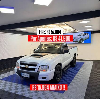 CHEVROLET S10 2.4 ADVANTAGE 4X2 CD 8V FLEX 4P MANUAL CHEVROLET S10 2.4 ADVANTAGE 4X2 CD 8V FLEX 4P MANUAL